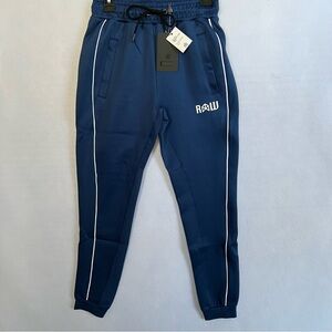 Rawgear Navy Joggers with White Accents